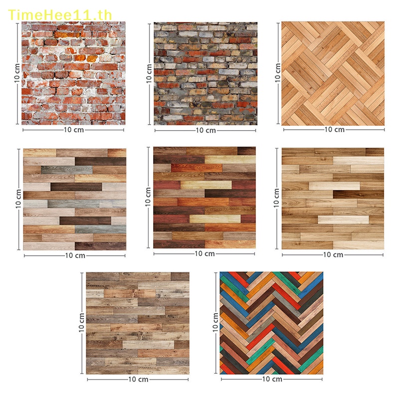 TimeHee 1 PC 1:12 Dollhouse Miniature Grain กระเบื้องสติกเกอร์ห้องน้ําห้องนั่งเล่นตกแต่งตุ๊กตา House อุปกรณ์เสริม TH ราคา ถูกที่สุด ดีลบีเคเค แกลเลอรีภาพที่ 4