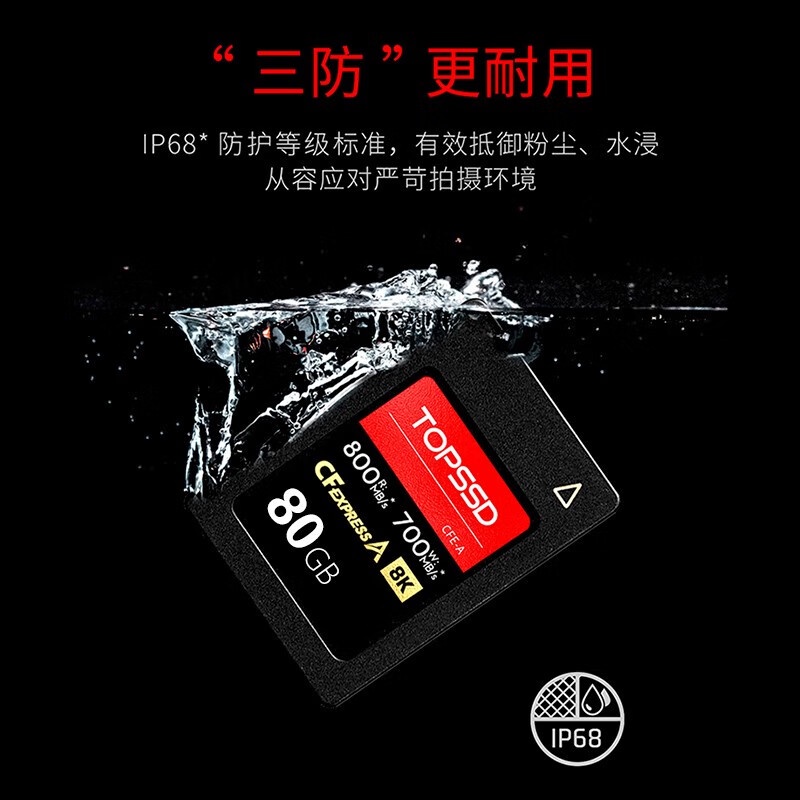 การ์ดหน่วยความจํา CFE-A 80GB 120GB CFexpress Type A สูงสุด 800MB/s 8K/30P สําหรับกล้อง Sony A7M4 FX3 A7C A7R5 ZV-E1