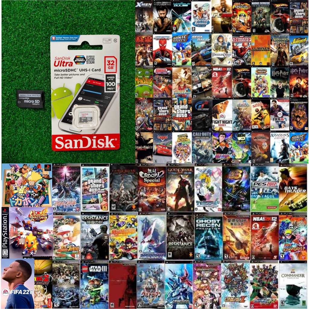 ส่งไว 🚀🚀 เมมโมรี่การ์ด สำหรับ PSP ลงเกมส์พร้อมเล่น มีให้เลือกหลายความจุ งานไว สั่งพร้อมส่ง จาก กทม. สินค้ามีรับประกัน