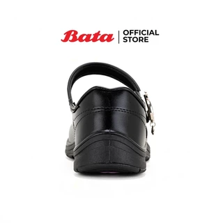 Bata บาจา รองเท้านักเรียนคัทชูวัยชั้นประถมศึกษา ช่วงอายุ 6 - 12 ปี สำหรับเด็กผู้หญิง รุ่น B-BUTTERFLY สีดำ รหัส 4416614