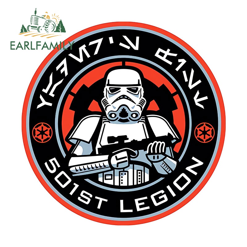 Earlfamily 13 ซม.Star Wars Creative รถสติกเกอร ์ รถจักรยานยนต ์ แล ็ ปท ็ อป Campervan กันน ้ ํา Decal Graffiti ครีมกันแดดบุคลิกภาพตกแต ่ ง