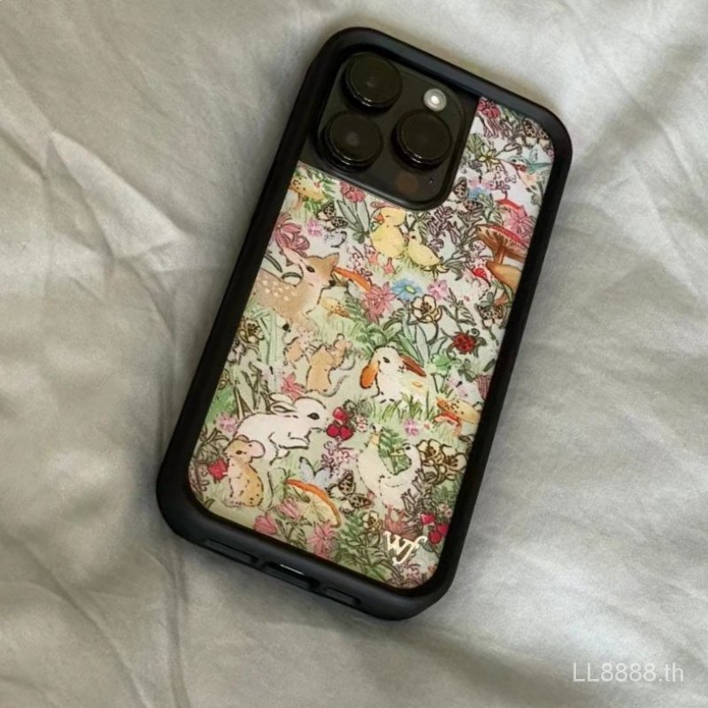 เคสป้องกันโทรศัพท์มือถือ แบบนิ่ม ลายกวาง และกระต่าย กันกระแทก สําหรับ iPhone 14 12pro 13promax XR XSMAX 11 7 8plus AI3P