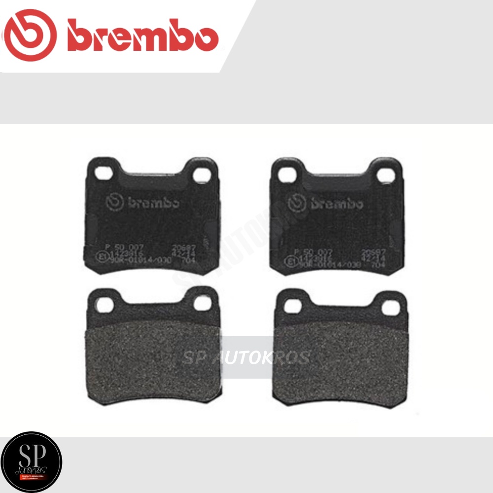 BREMBO ผ้าดิสเบรคหลัง BENZ W201 190E (1.8 2.0) 90-> P50 007B