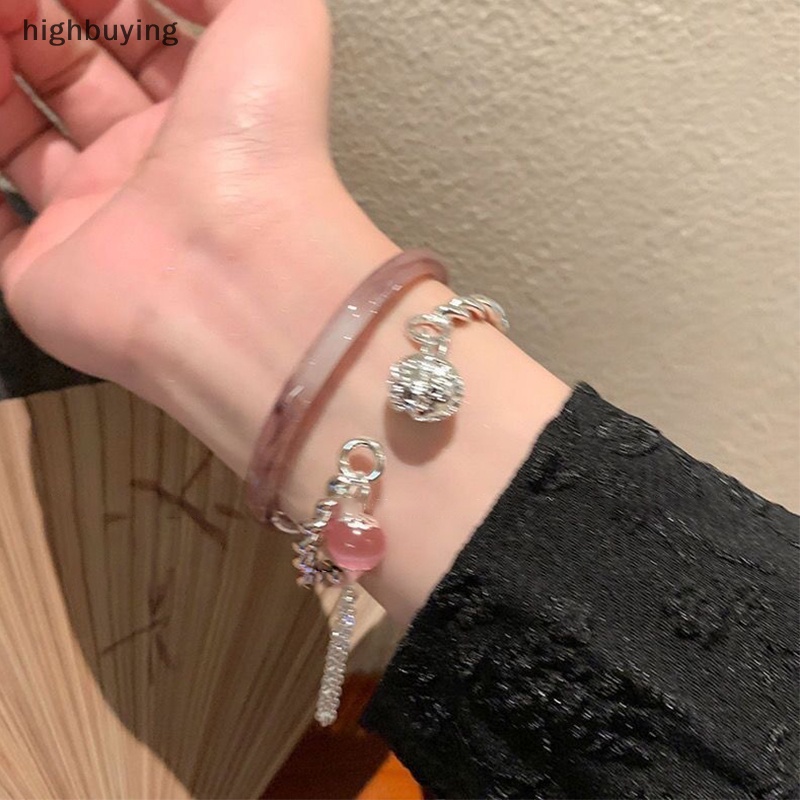 [highbuying] สร้างสรรค์ สไตล์จีน ย้อนยุค เซลเบลล์ กําไลข้อมือ สําหรับผู้หญิง เด็กผู้หญิง แฟชั่น หวาน น่ารัก สร้อยข้อมือ คาวาอี้ ความงาม สร้อยข้อมือ ใหม่ พร้อมส่ง