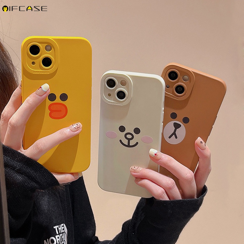 เคสโทรศัพท์มือถือ ซิลิโคนนุ่ม ผิวด้าน ลายการ์ตูนหมี กระต่าย เป็ดสีเหลือง ไก่น่ารัก สําหรับ iPhone 11 Pro XS Max XR X 7 8 6 6s Plus ราคา ถูกที่สุด ดีลบีเคเค แกลเลอรีภาพที่ 3
