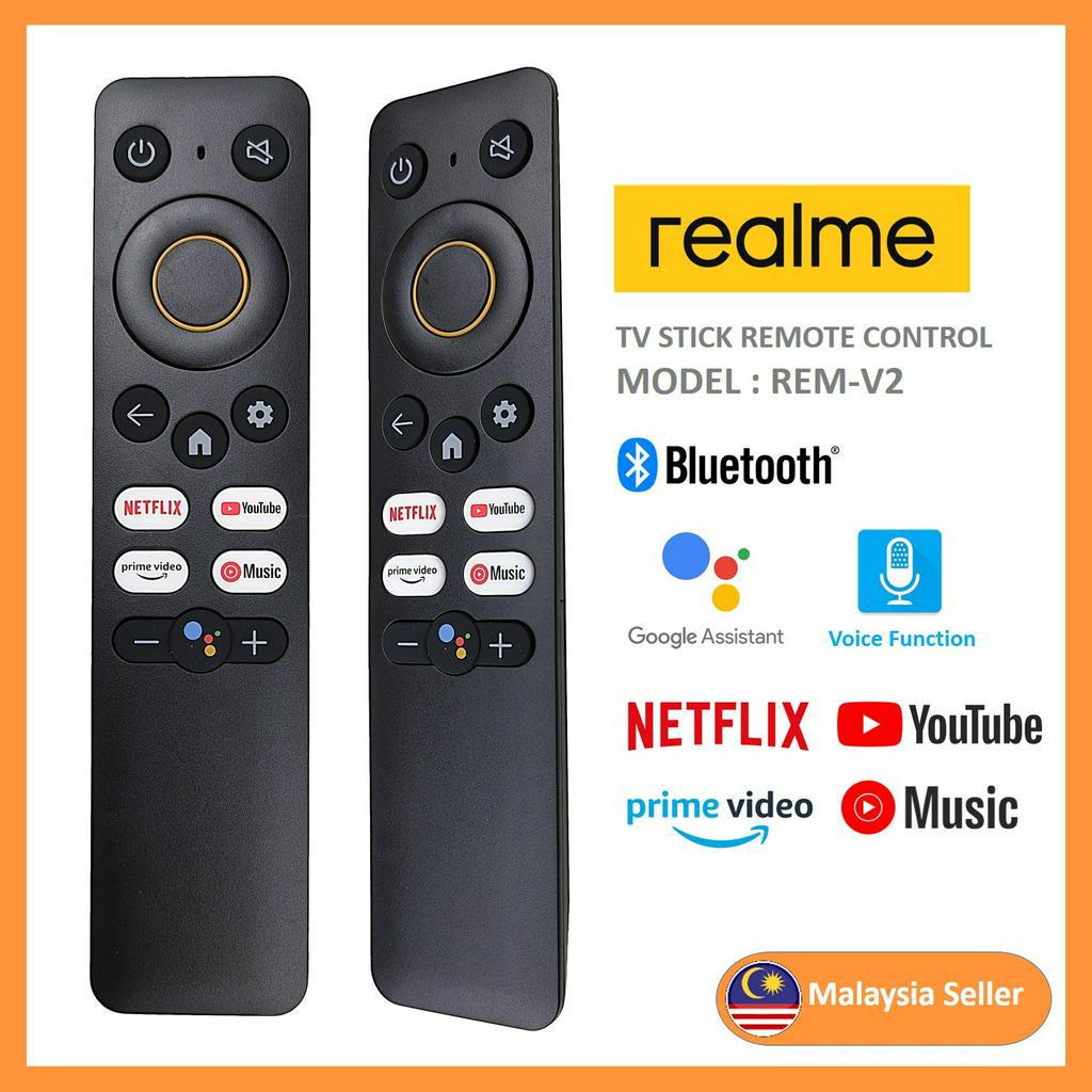 สินค้าหมด-คุณภาพระดับพรีเมียม** เหมาะสําหรับ Realme Stick Netflix Youtube Prime เครื่องเล่นเพลงวิดีโ