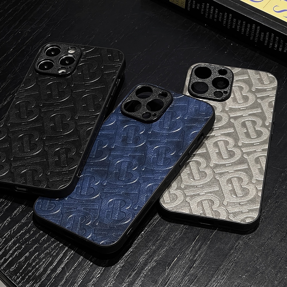 หรูหราหนังเคสโทรศัพท์สําหรับ IPhone 17 16 15 PRO MAX กันกระแทกเลนส์สําหรับ IP 11 12 13 14 PRO MAX