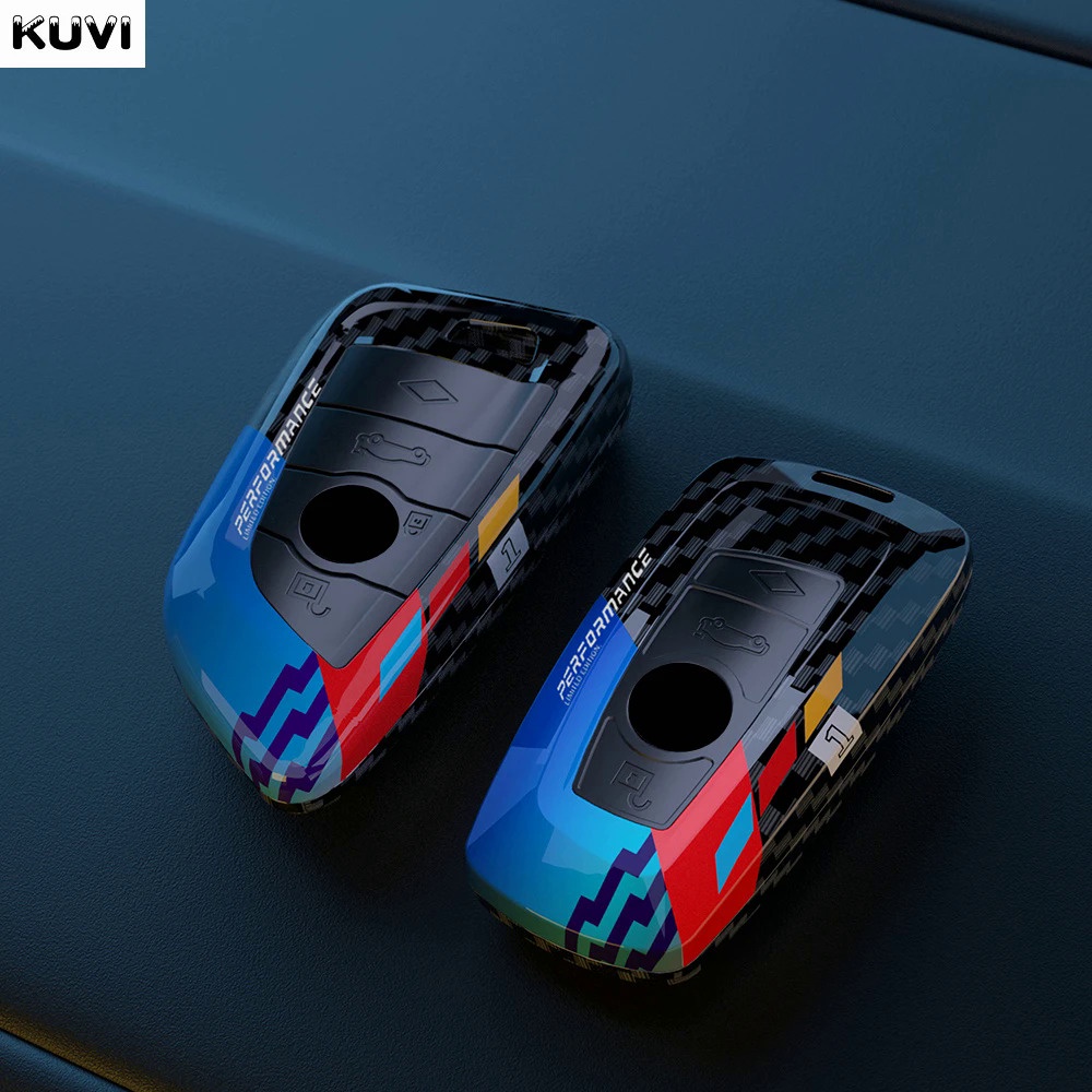 ABS Carbon Fiber Car Key Case Cover Shell For BMW F10 F20 F30 G20 G30 F15 F16 G01 G02 G05 X1 X3 X4 X5 X6 1 3 5 7 Series
