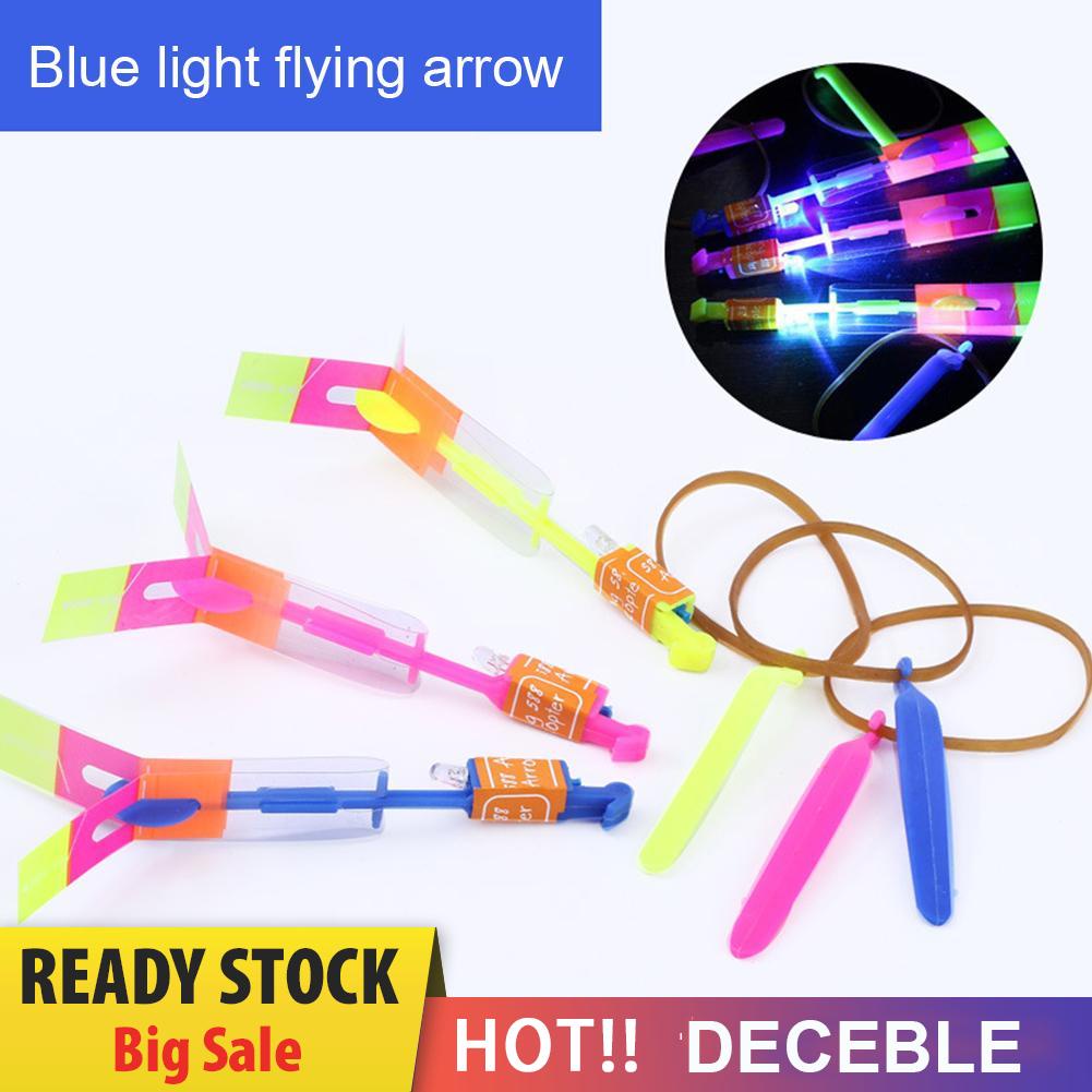 ของเล่นหนังสติ๊ก จรวดเรืองแสง LED สําหรับเด็ก 10 ชิ้น