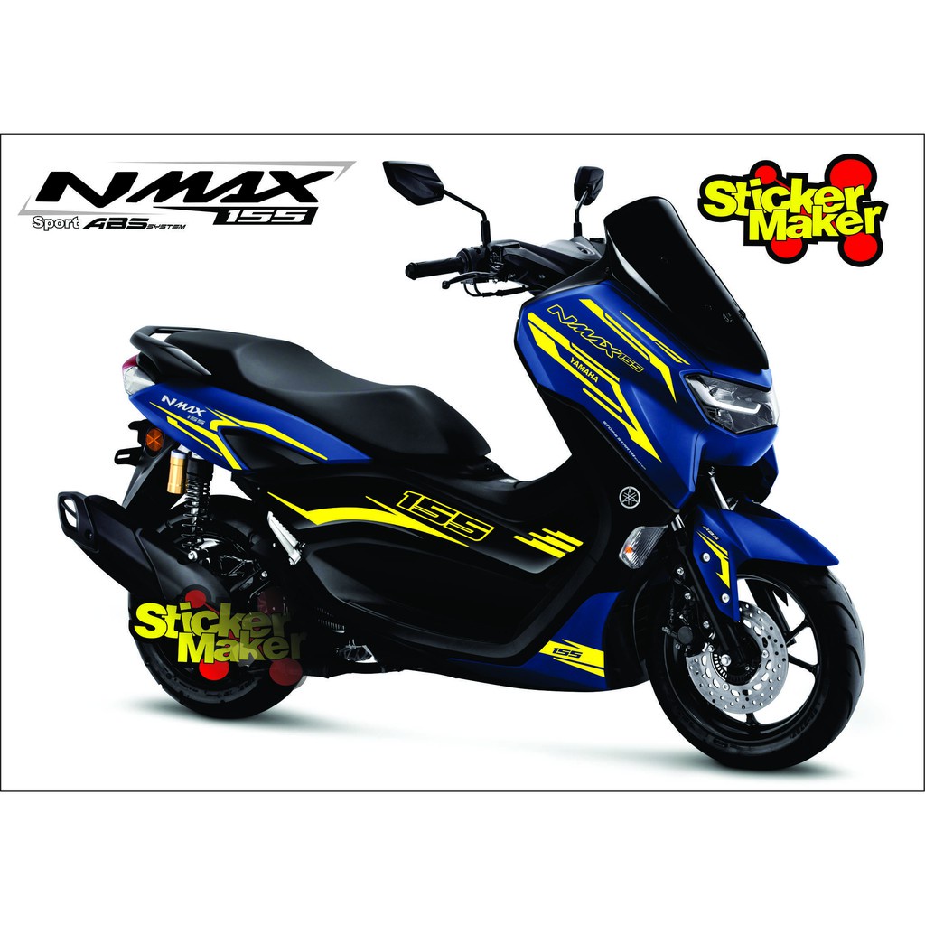 Yamaha Nmax new Body cutting Sticker 2020-2023 Nmax Body striping 2023