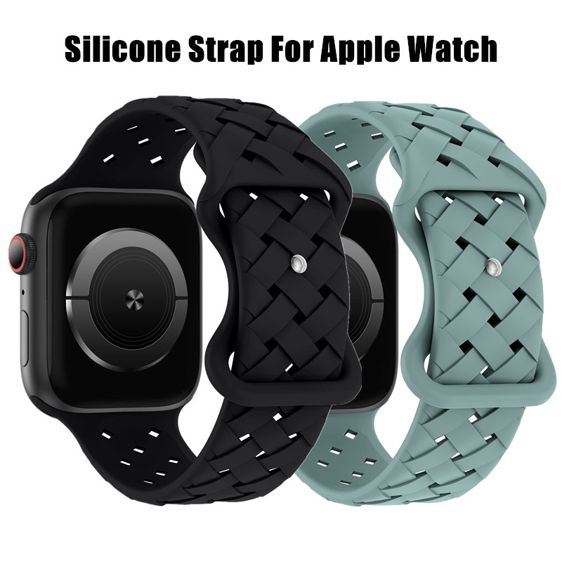 สายนาฬิกาข้อมือ ซิลิโคนนิ่ม แบบเปลี่ยน สําหรับ iWatch 38 มม. 40 มม. 41 มม. 42 มม. 44 มม. 45 มม. Ultra 49 มม. A-pple Watch Series 8 7 SE 6 5 4 3 2 1