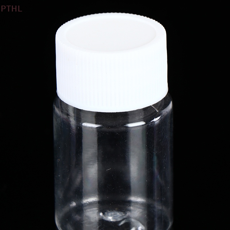 [PTHL] ขวดพลาสติกเปล่า PET ใส ขนาด 15 มล. 20 มล. 30 มล. 100 มล. สําหรับใส่ยา PT