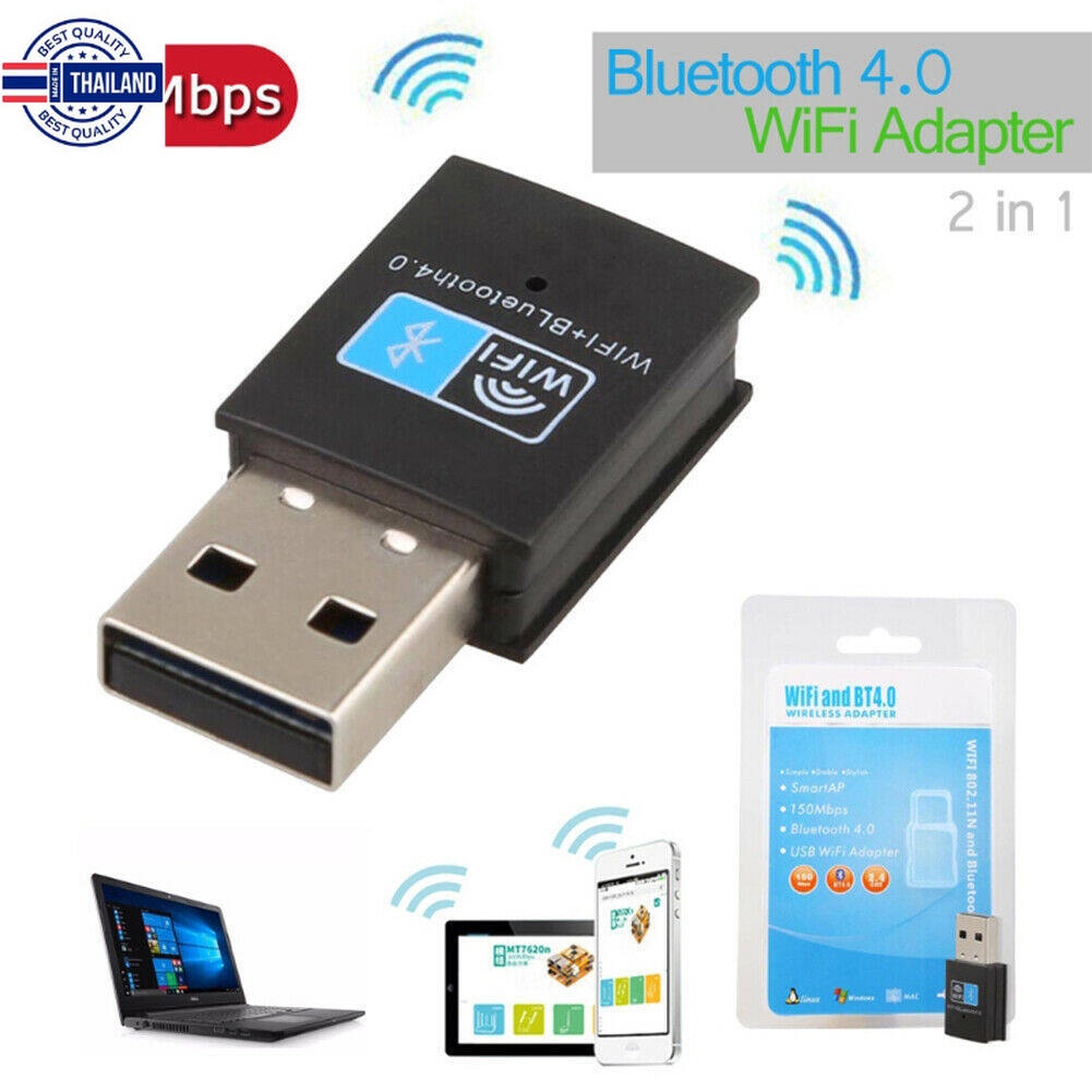 USB wifi and Bluetooth Adapter V4.0 Wireless network Card wifi antenna transmitter PC WI-FI LAN Internet Receiver 802.11