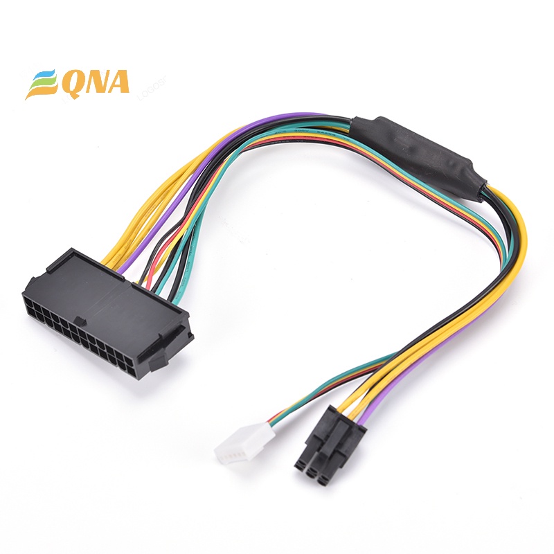 [QNA] สายเคเบิลอะแดปเตอร์พาวเวอร์ Main 24-Pin เป็น 6-Pin PCI-E PSU 18AWG HP Z230 ใหม่
