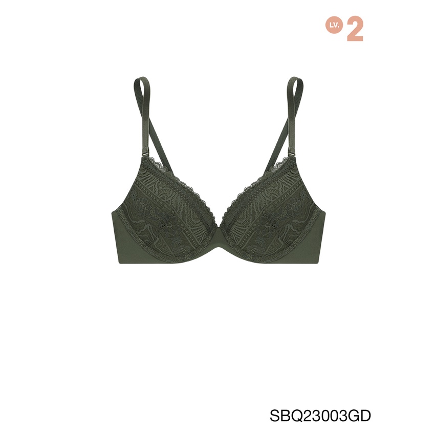 Sabina เสื้อชั้นใน มีโครง รุ่น TWENTY FIVE รหัส SBQ23003GD สีเขียวเข้ม