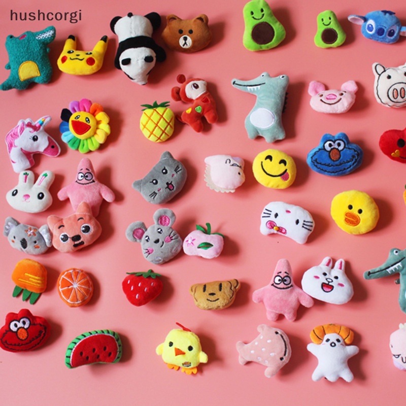 [hushcorgi] ตุ๊กตาหมีแพนด้าน่ารัก ขนาดเล็ก 5-6 ซม. อุปกรณ์เสริม สําหรับตุ๊กตา 10 ชิ้น