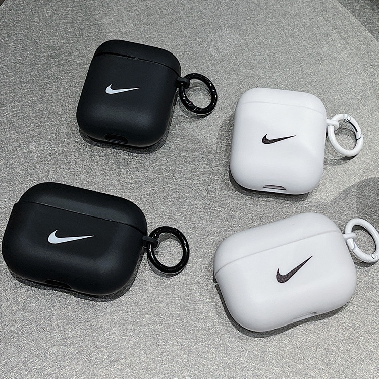 เคสหูฟังสําหรับ Airpods 4 Pro 3 2 1 รูปแบบสัญลักษณ์ Frosted Soft TPU เคสหูฟังแบบพกพากันกระแทก Anti-Lost ฝาครอบป้องกันกรณีหูฟังพร้อม Carabiner