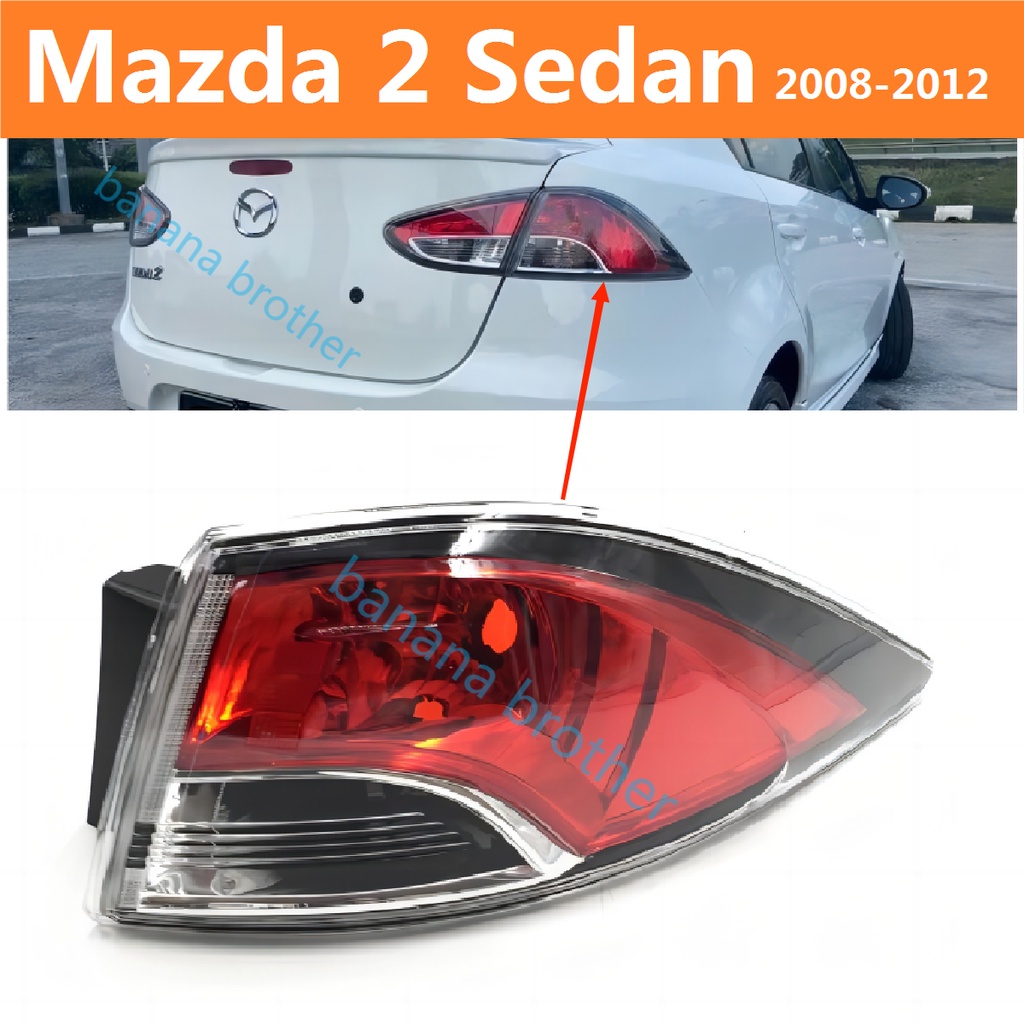 ไฟท้าย Mazda 2 Mazda2​ ไฟท้าย ไฟท้าย ไฟเบรก ไฟหยุด ไฟเตือน Parkin ปี 2008-2012 TAILLIGHT TAIL LIGHT 