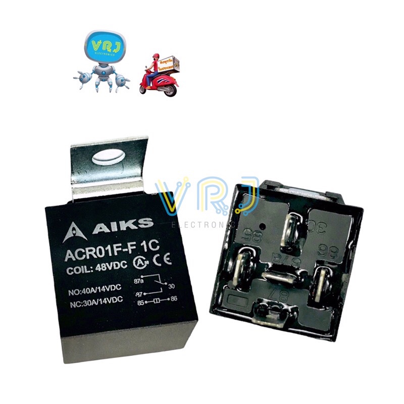 Relay รีเลย์ ACRO1F-F1C 48VDC 5ขา 1NO-40A 1NC-30Aมีของพร้อส่ง🚚🇹🇭