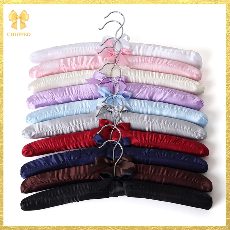 Chuffed> ไม้แขวนเสื้อฟองน้ํา แบบหนา สําหรับเจ้าสาว และกางเกงยีน 1 ชิ้น
