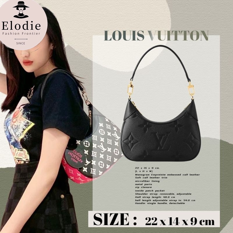 หลุยส์ วิตตอง Louis Vuitton BAGATELLE กระเป๋าถือ/ใหม่ 2022/กระเป๋าใต้วงแขนผู้หญิง/กระเป๋าสะพายไหล่