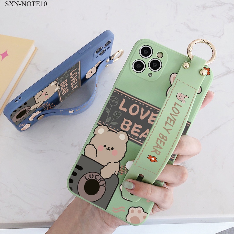 Compatible With Samsung Galaxy Note 10 20Ultra Plus Lite เคสซัมซุง สำหรับ Cute Bear เคสนิ่ม เคสโทรศัพท์