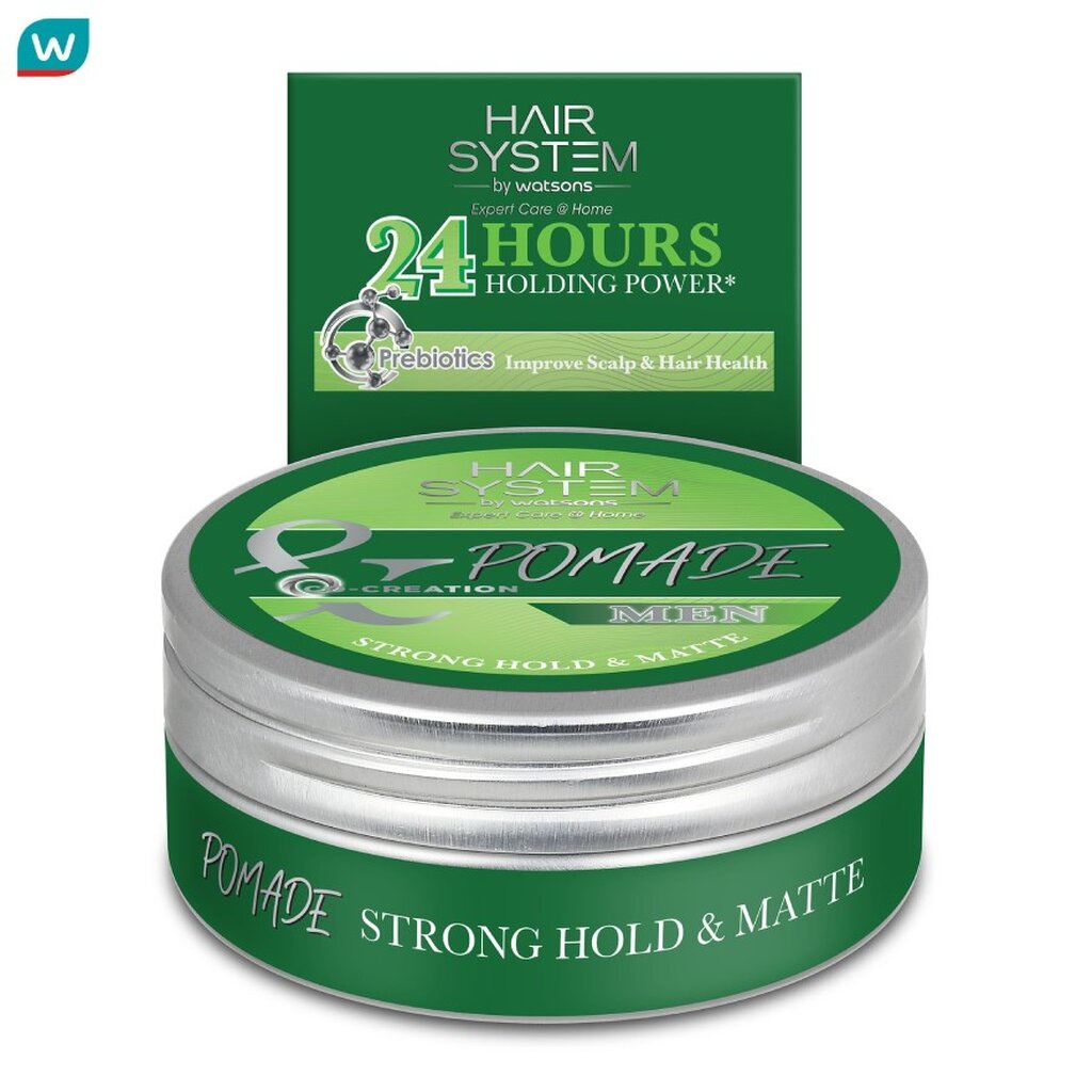 Hair System by Watsons แฮร์ ซิสเตม บาย วัตสัน โพเมด สตรอง โฮลด์ แอนด์ แมท 75กรัม