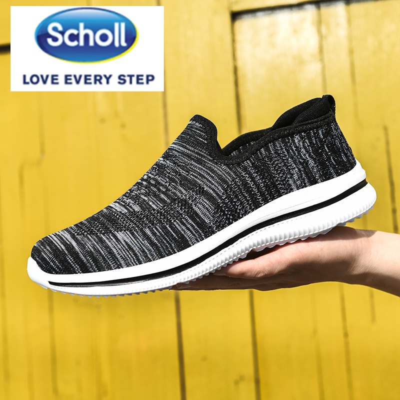 Scholl รองเท้ากีฬา รองเท้าผ้าใบ สลิปออน ส้นแบน สไตล์เกาหลี สําหรับผู้ชาย ไซซ์ 45 46 47 48 ราคา ถูกที่สุด ดีลบีเคเค แกลเลอรีภาพที่ 5