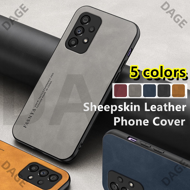 เคสโทรศัพท์หนังแกะ ผิวด้าน กันกระแทก สําหรับ Samsung A13 A23 A33 A53 A73 A14 A54 5G A04S A03 Core A32 A52 A72 A51 A71
