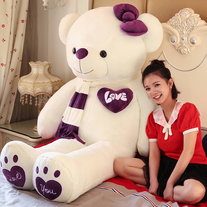 Huggy bear doll2Mi Teddy Panda Ragdoll Sleep Hug for Girls Cute Plush Toy Big Bear for Girlfriend CE0O