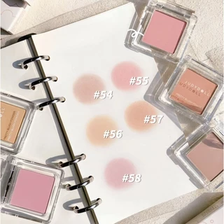 Judydoll Blush Single Color Blush Highlight Contour Purple Blush Peach Matte Natural Apricot Shrink ขยาย