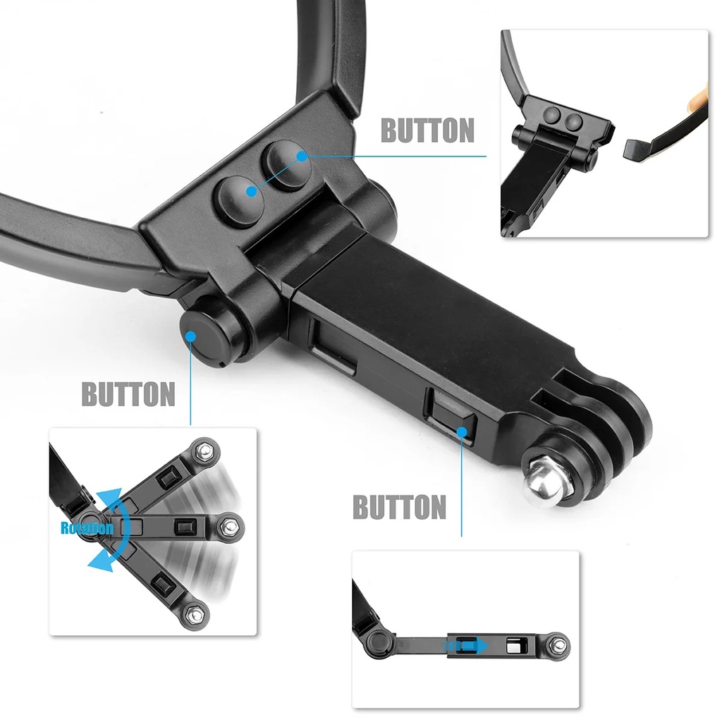 ชุดสายคล้องคอ สําหรับกล้องแอคชั่น DJI Pocket 3 2 / Insta360 Ace Pro 2 / GoPro 13 12 11 9