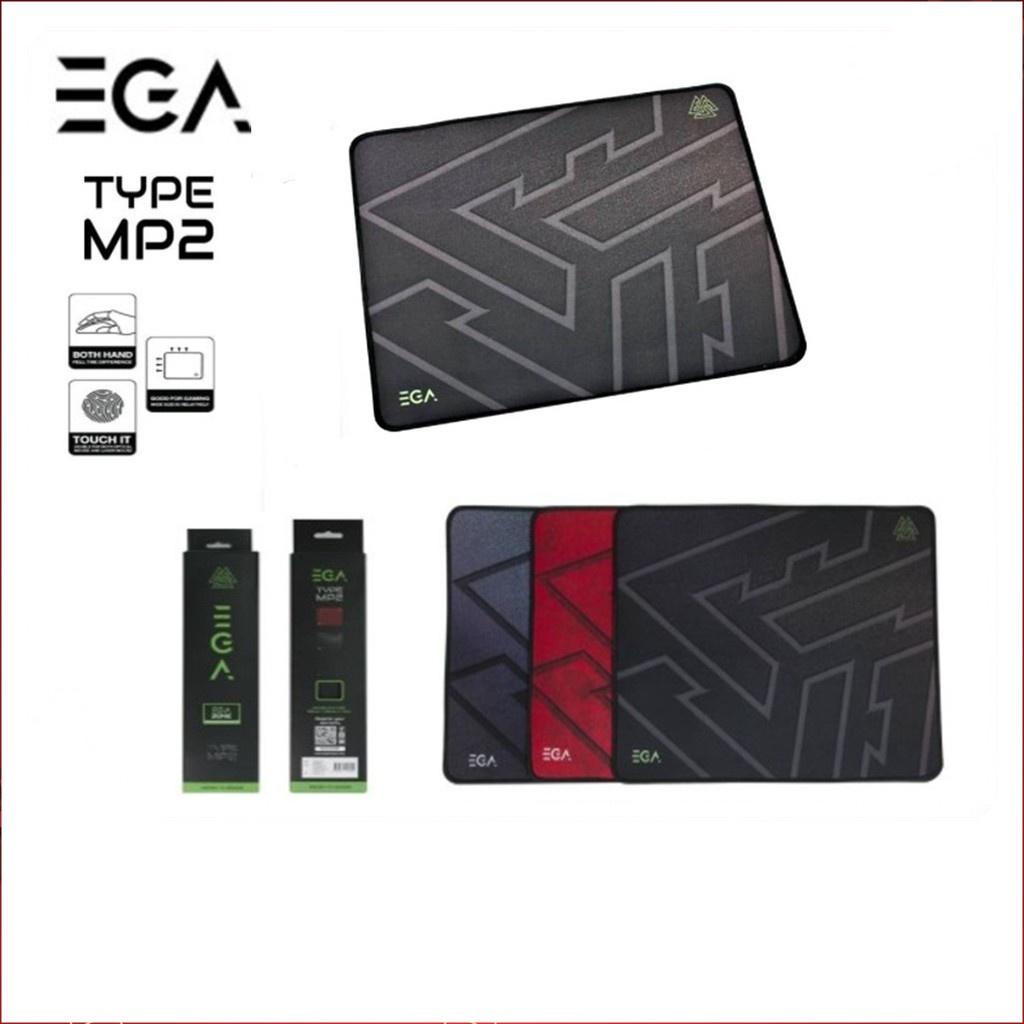 EGA MOUSEPAD MP2 (BLACK/GREY/RED) แผ่นรองเมาส์เกมส์มิ่ง EGA