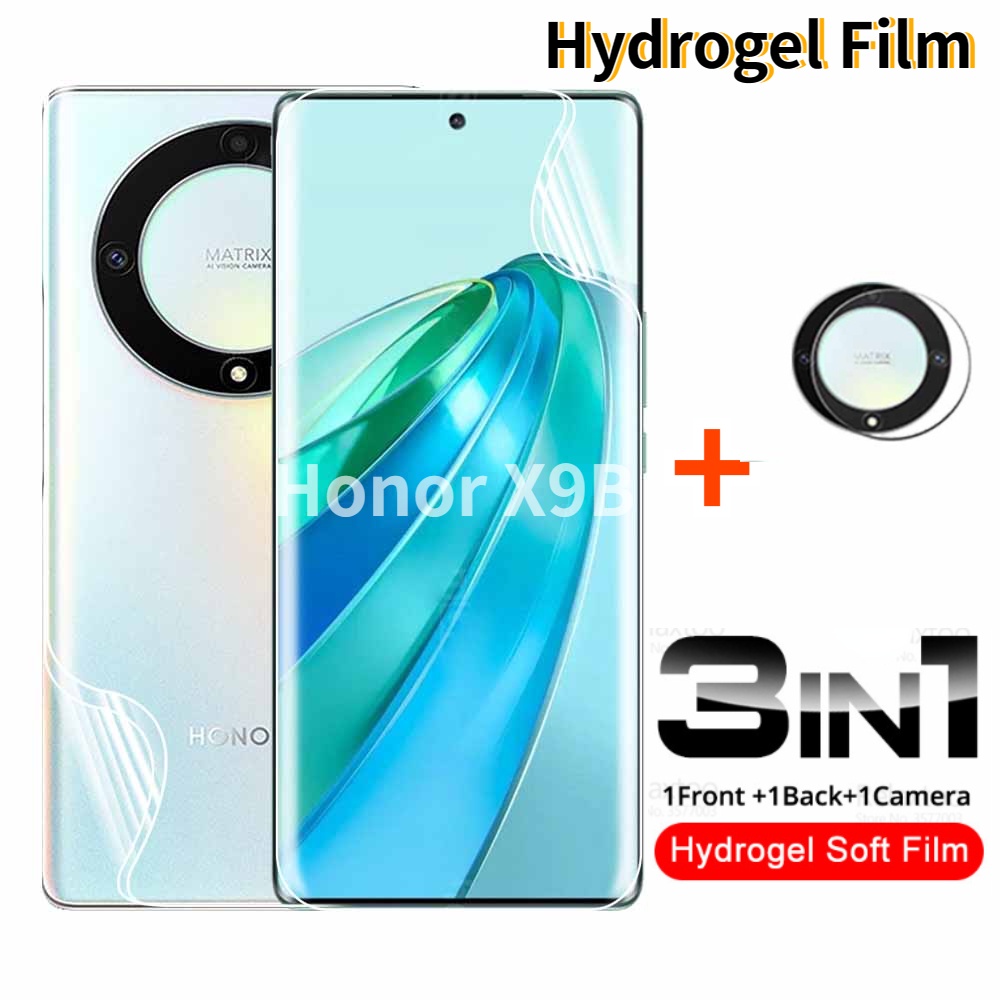 กล้องกระจกด้านหน้าด้านหลัง Hydrogel ฟิล์มสําหรับ Honor X9A X9B X9 C X9C X8B X7B X7C HonorX8B HonerX7