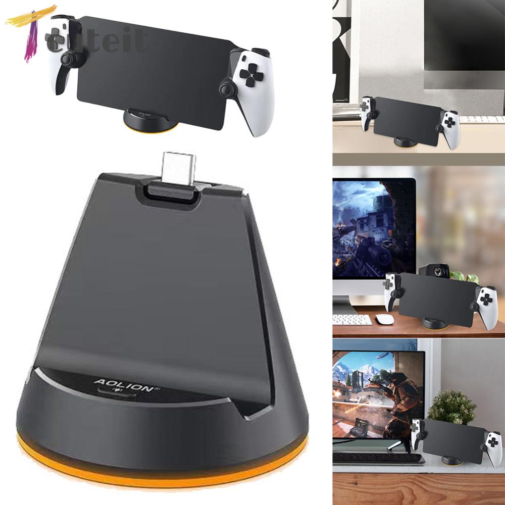 ฐานชาร์จ Type-c พร้อมไฟแสดงสถานะ LED สําหรับ PS5 Portal Game Console Charger Base