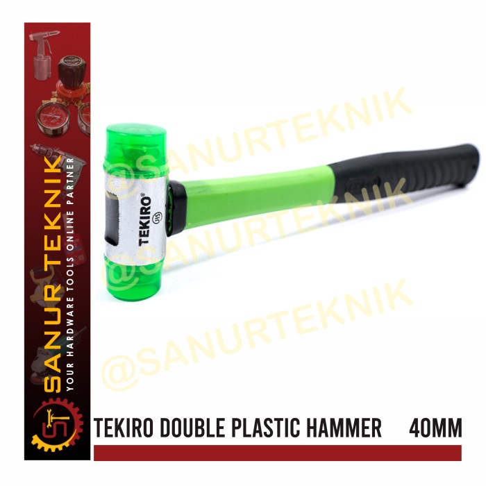 TEKIRO ค้อนพลาสติกคู่ / ค้อนพลาสติก 40mm 40 mm GT-PH1243