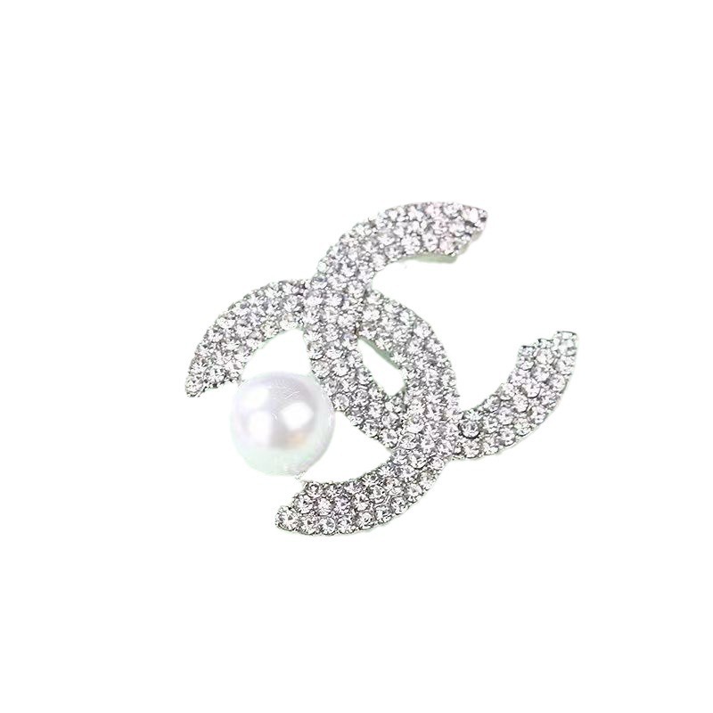 เข็มกลัดมุก แฟชั่น ระดับไฮเอนด์ รูปตัวอักษร เข็มกลัดชุดเดรส เสื้อสายเดี่ยว - รูปที่ 4