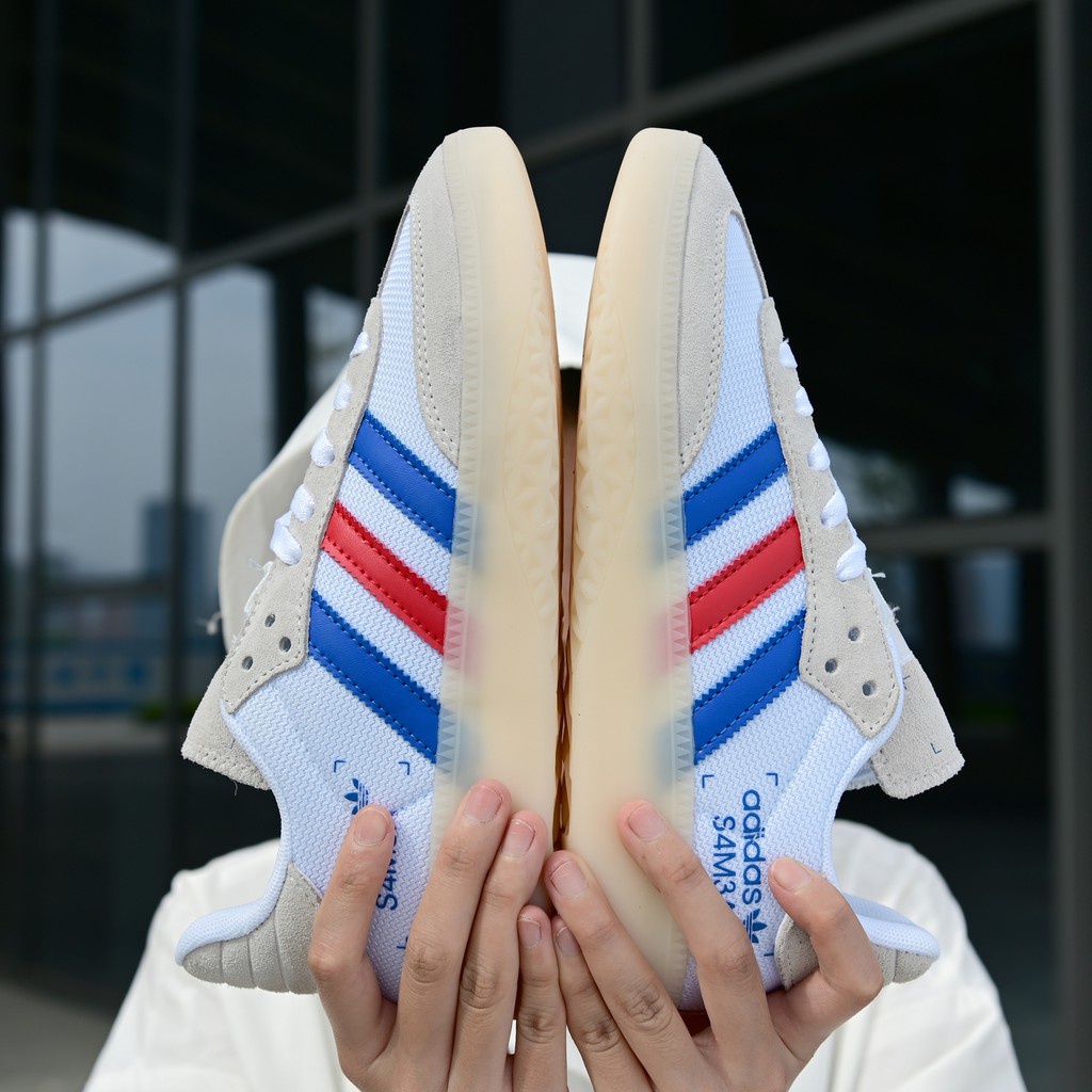 Adidas แท้ 2020 ฤดูใบไม้ผลิ clover SAMBA RM ลำลองผู้ชายคลาสสิก รองเท้า Hot sales