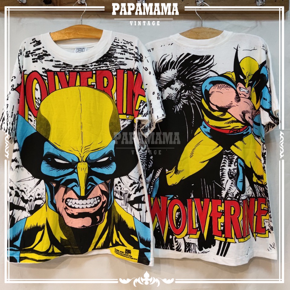 เสื้อยืด ผ้าไมโครไฟเบอร์ พิมพ์ลายการ์ตูน Wolverine Mavel Comic Tag Wild Oats สําหรับกลางแจ้ง