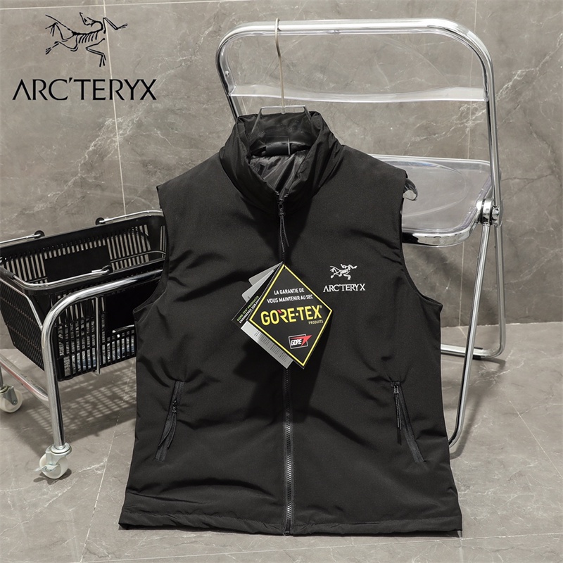เสื้อกั๊กกีฬา ปักลายโลโก้ Arc'teryx ให้ความอบอุ่น แฟชั่นฤดูหนาว สําหรับผู้ชาย และผู้หญิง