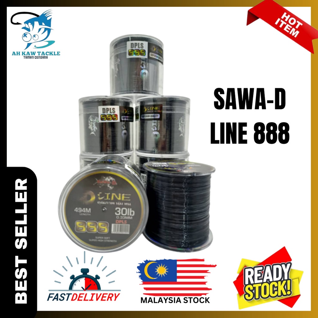 SAWA-D LINE 888 TALI MONO/TALI TANGSI SAWA-D FISHING BRAIDED LINE