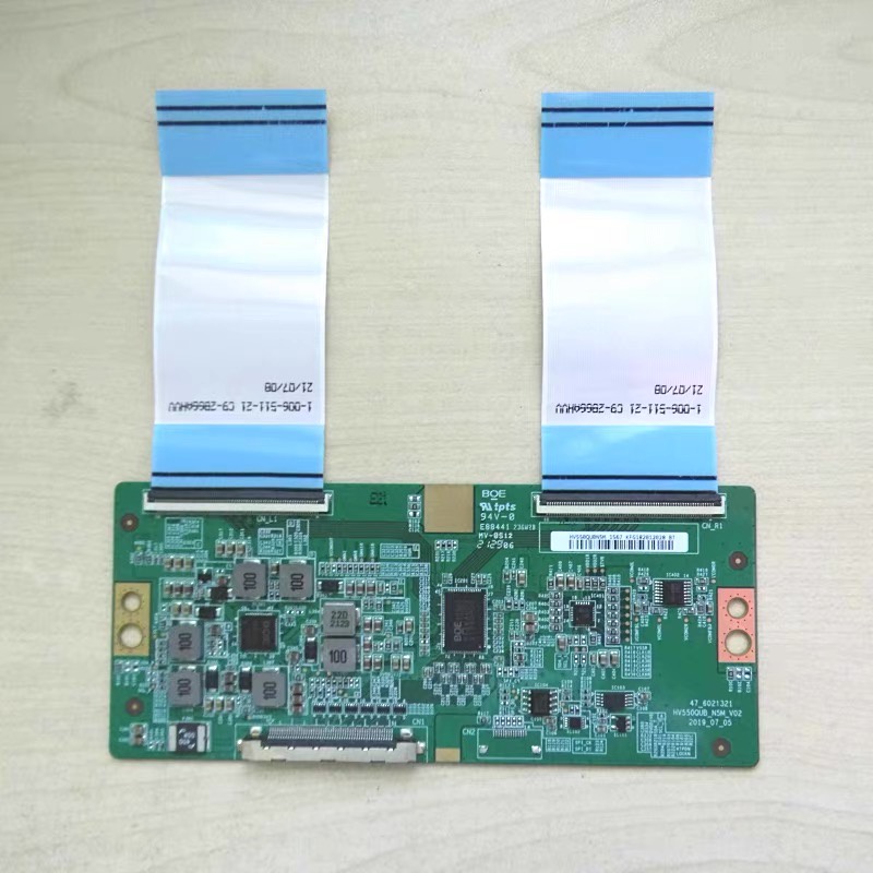 บอร์ดลอจิกดั้งเดิม Qsjzhy สําหรับ KD-55X8000H 47-6021321 HV550QUB-N5M-V02-XH tta