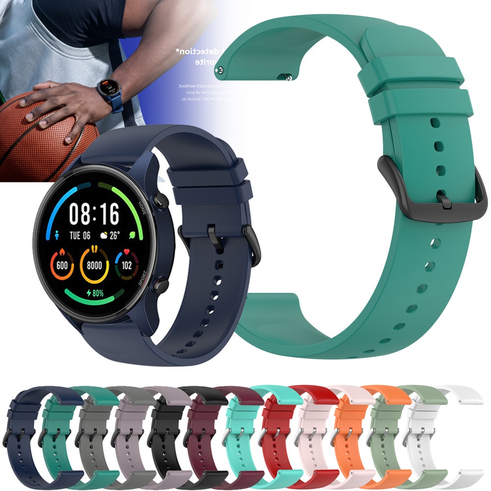 สายนาฬิกาข้อมือ 22 มม. สําหรับ Xiaomi MI Watch MI Realme Watch 2 Pro S