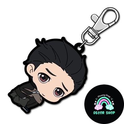 Yuri on Ice Yuri Katsuki พวงกุญแจภาวะซึมเศร้า Yuri Plisetsky chibi อะนิเมะกระเป๋าเป้สะพายหลังอุปกรณ์