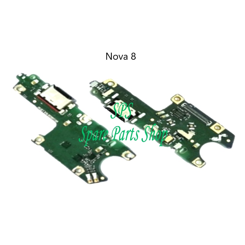 Huawei Nova 8 / 8i แท่นชาร์จพอร์ต USB Pin Mic Handfree Jack Sim Card Slot Holder