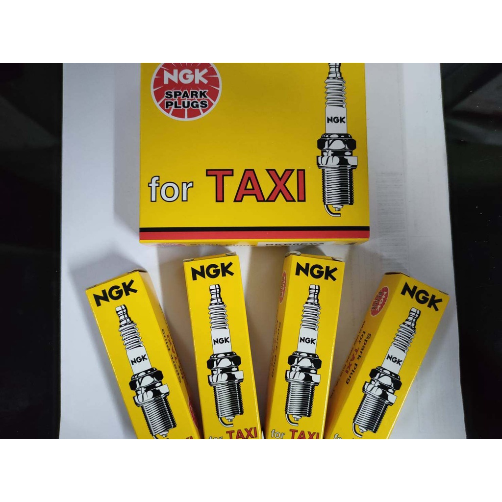 NGK หัวเทียน Taxi BKR6EYA for NGV/LPG (แพ็ค 4 หัว) ของแท้ Made in Thailand โตโยต้า อัลติส แท๊กซี่
