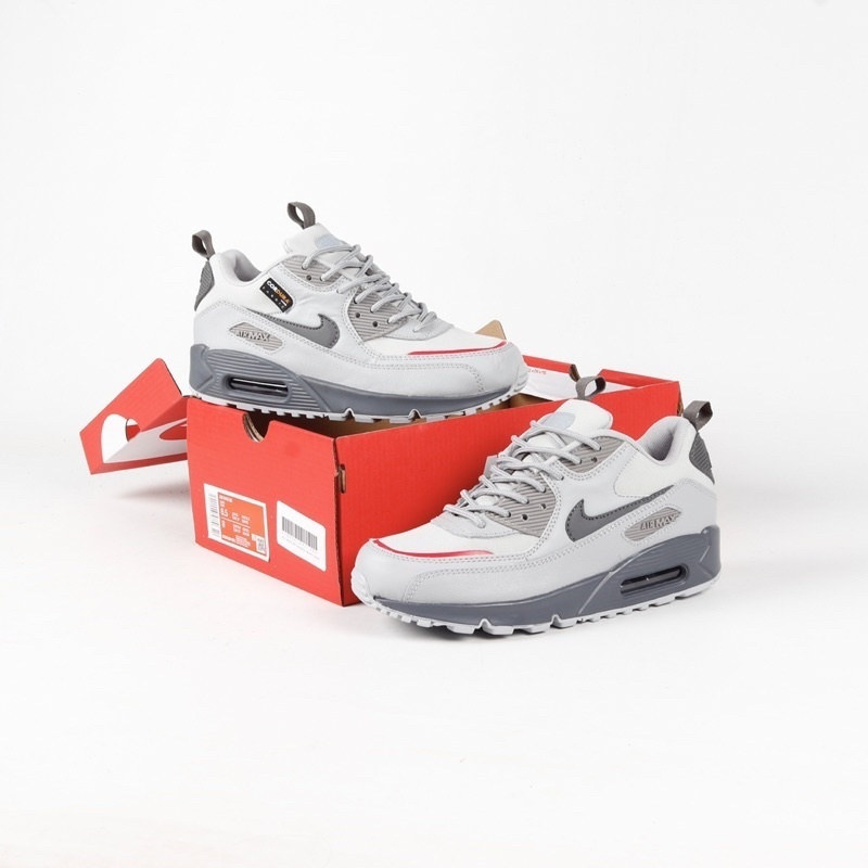 Nike Air Max 90 รองเท้าผ้าใบลําลอง สีเทา