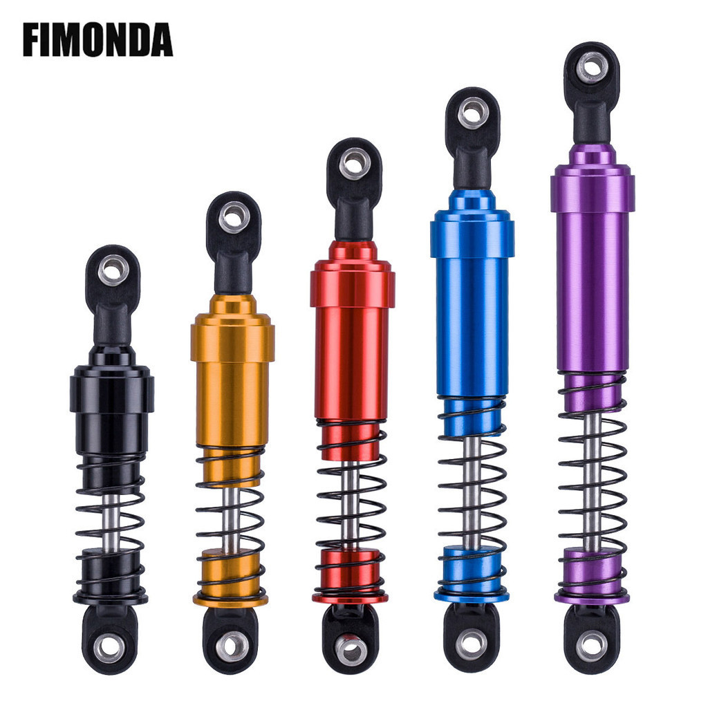 อลูมิเนียม Big Bore Shocks น้ํามันที่เต็มไปด้วย 75 มม.85 มม.95 มม.105 มม.115 มม.สําหรับ 1/10 RC Crawler LCG Cheater Rigs Capra SCX10 90046 TRX4