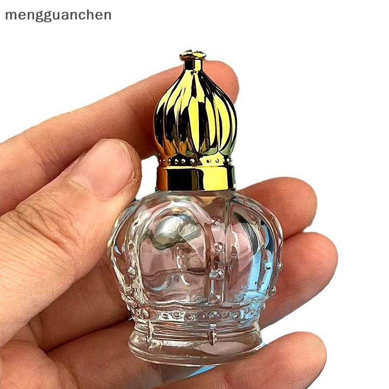 [mengguanchen] แก้วทอง 15 มล. มินิวินเทจโปร่งใสตัวอย่างที่ว่างเปล่าขวดขวดขวดรีฟิลขวดหยดน้ําหอม [TW]