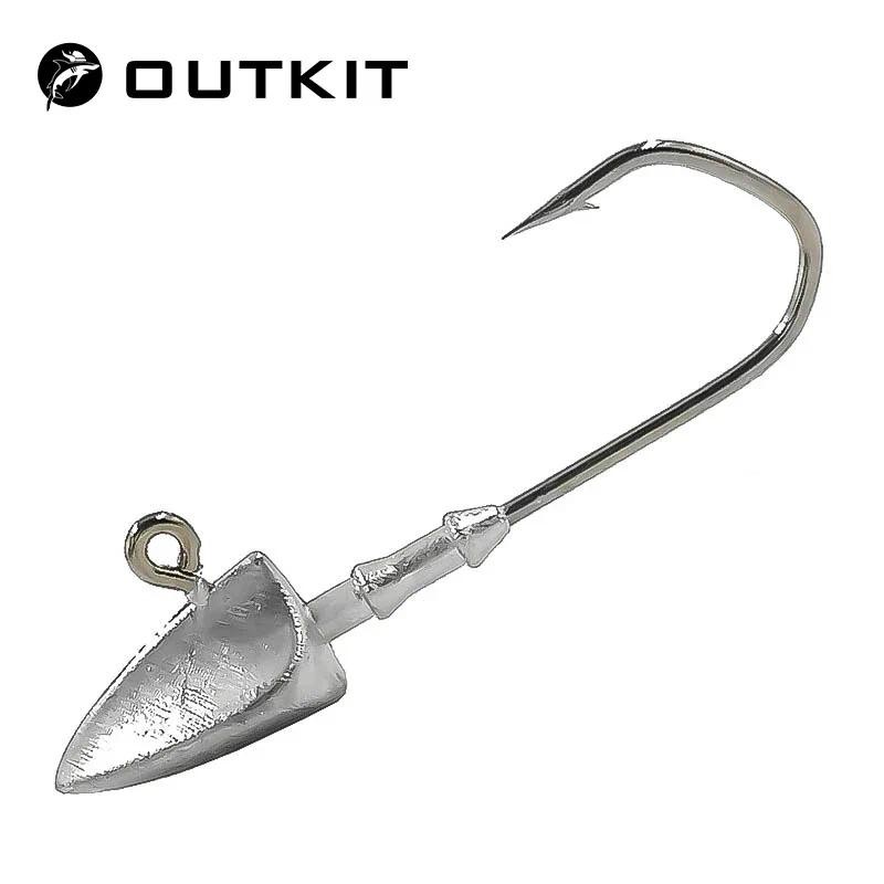 Outkit 5 ชิ้น/ล็อต Jig ตะขอหัว 3.5g 5g 7g 10g 14g 21g Jig Head Hook Lure Hook Sharp Multicolor Soft Fishing Tackle Hooks – โปรปัง